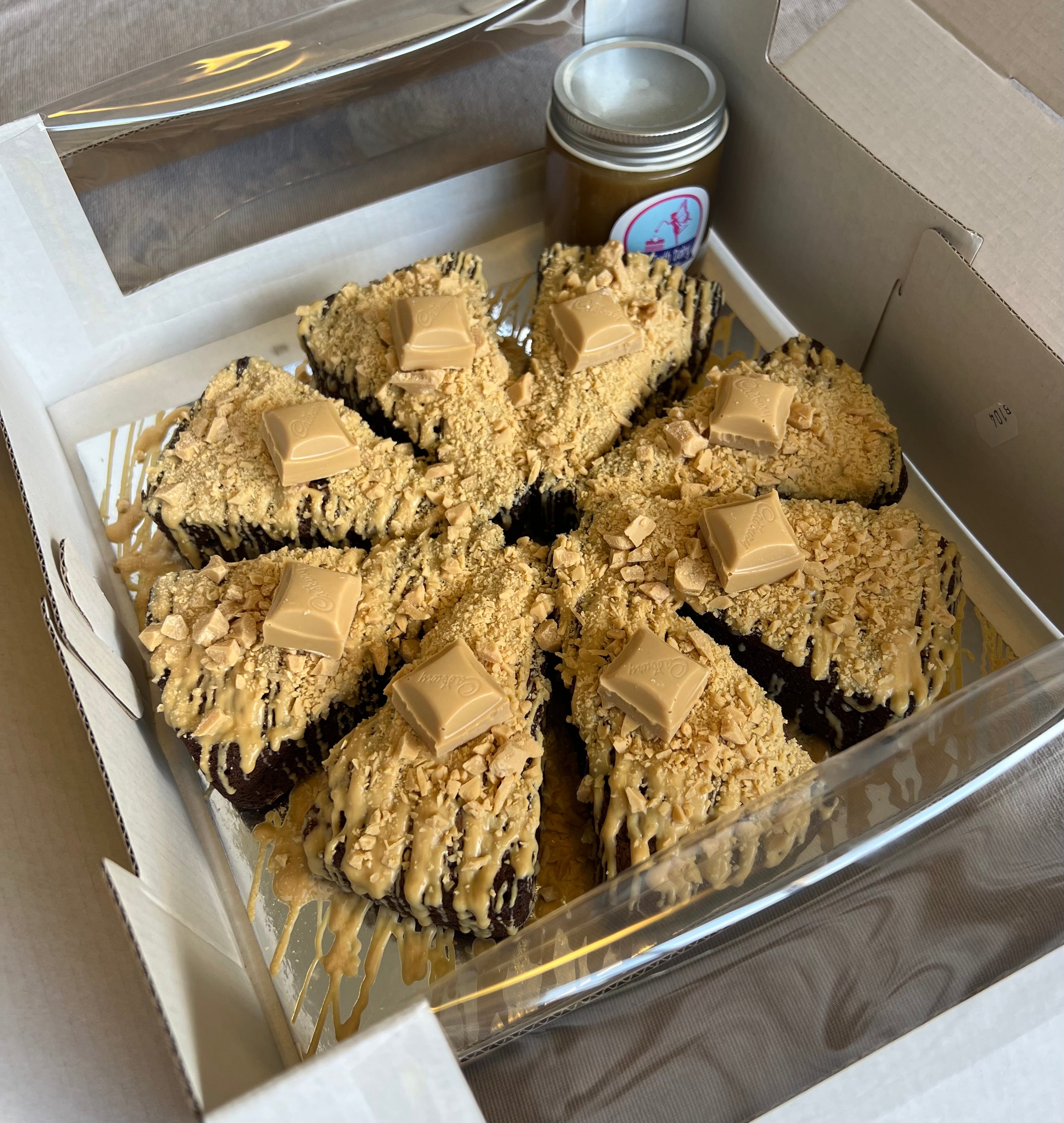 Caramilk Brownie Cake